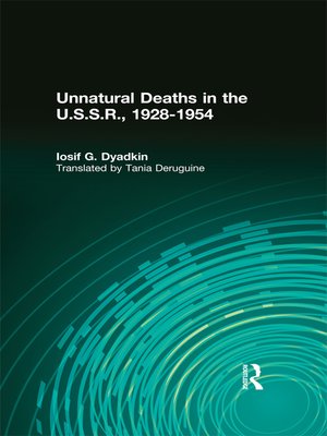 cover image of Unnatural Deaths in the U.S.S.R.